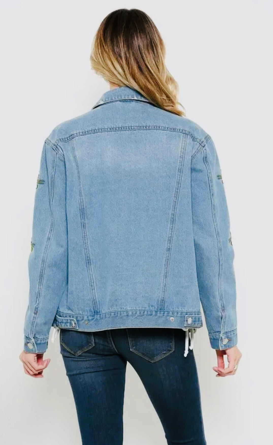 Embroidered Denim Jacket