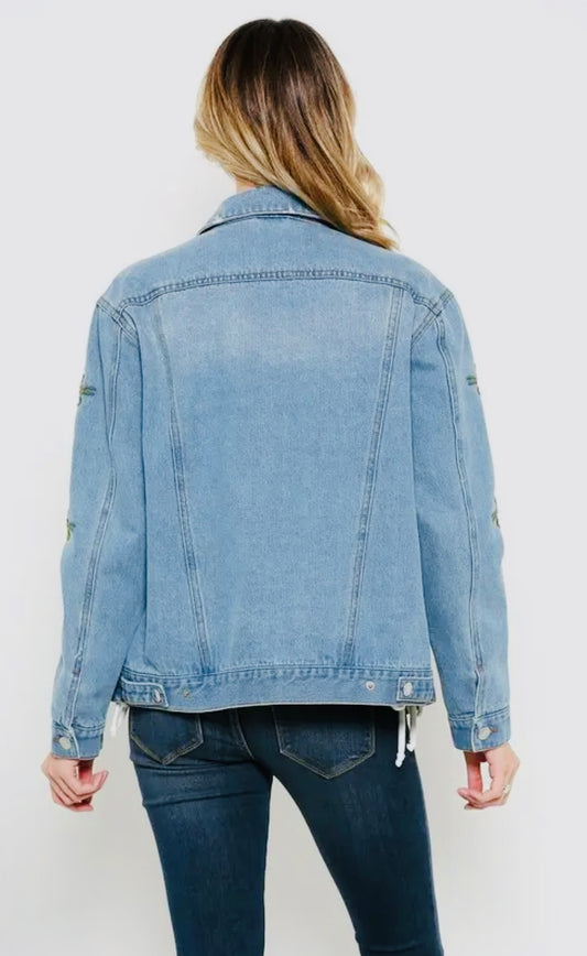 Embroidered Denim Jacket